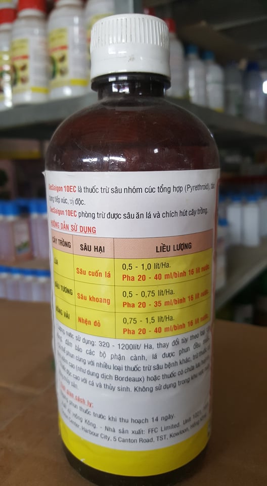 SEC SAIGON - THUỐC TRỪ SÂU - Chai 450ml