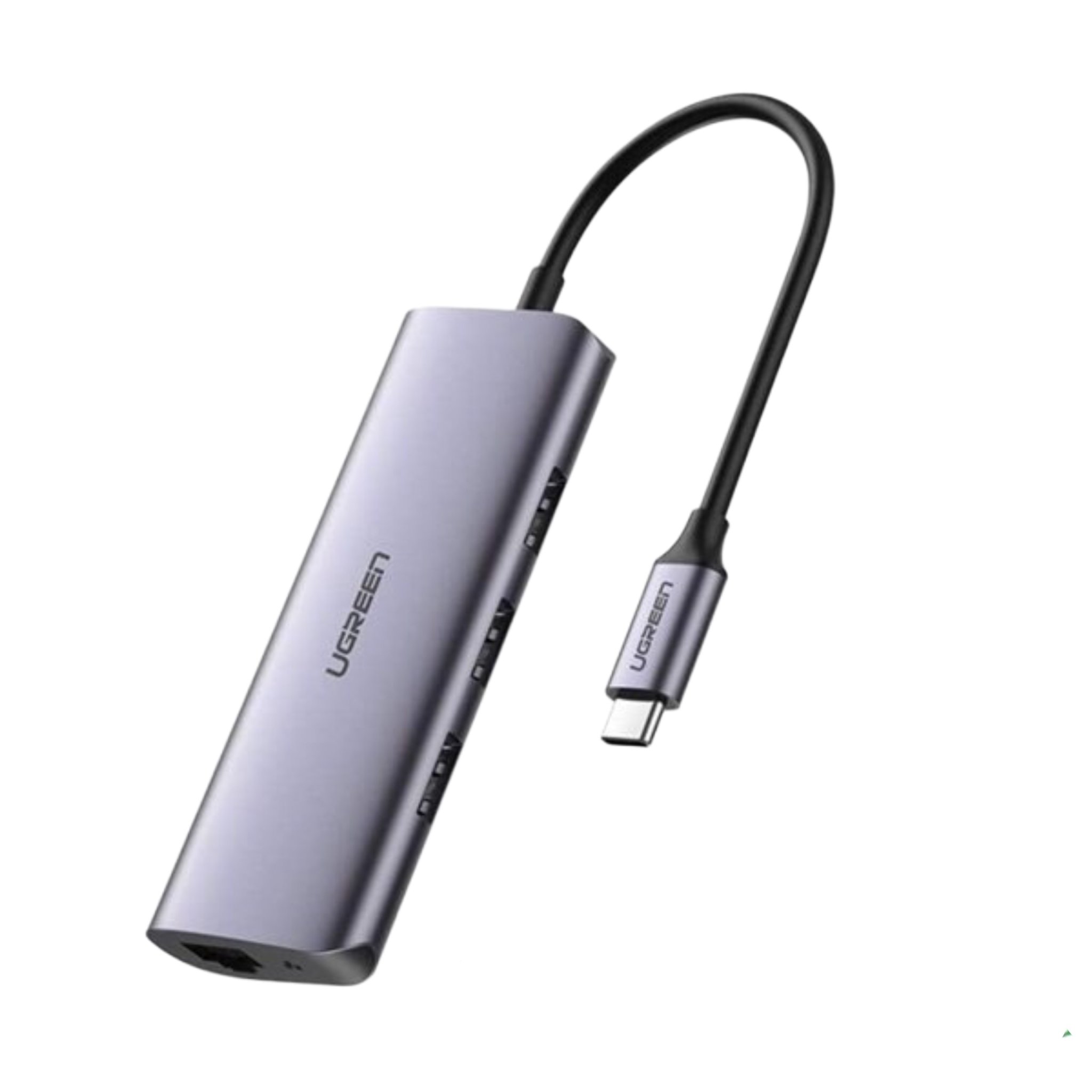 Cáp USB Type C to LAN 100/1000Mbps và Hub USB 3.0 Ugreen 60718
