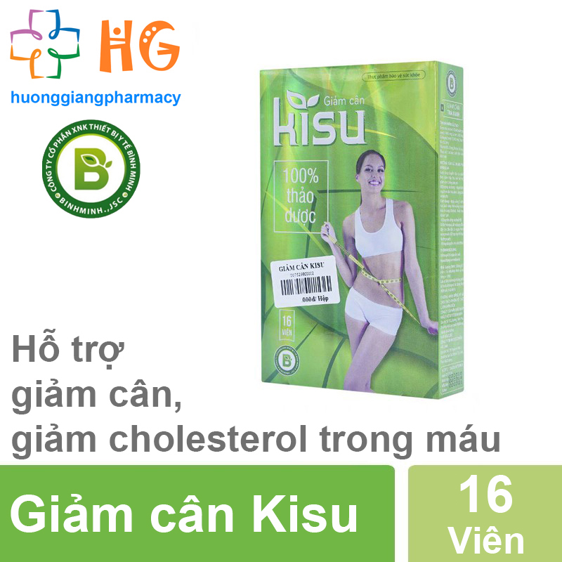 Giảm cân thảo dược Kisu New - ✅ Hàng Chính Hãng ✅ Hiệu quả ✅ An toàn ✅ Không tác dụng phụ (Hộp 20 Viên)
