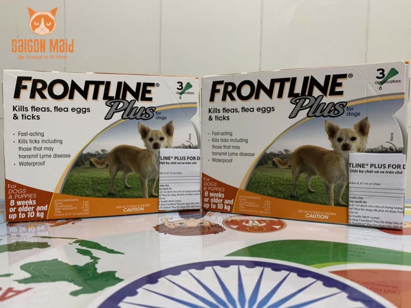 [HCM]Sản phẩm nhỏ gáy Frontline Plus dành cho chó ( 10kg)