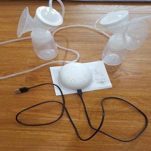 Máy vắt sữa điện đôi REAL BUBEE tiện lợi cho mẹ