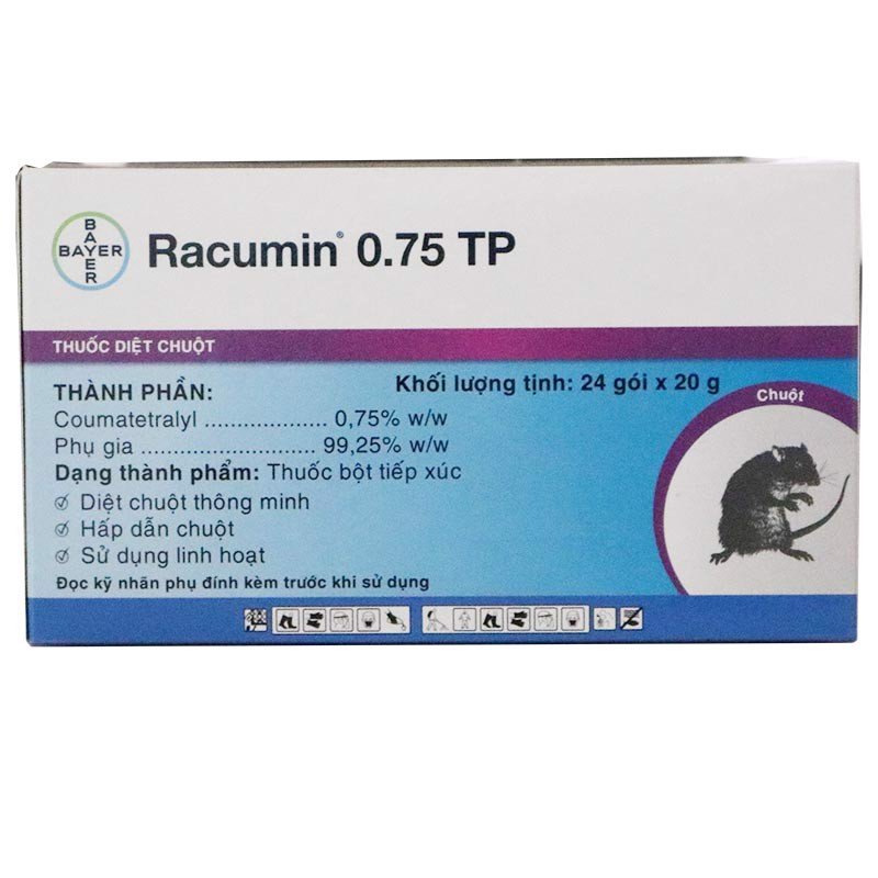 Diệt chuột thông minh Racumin Bayer 20gr