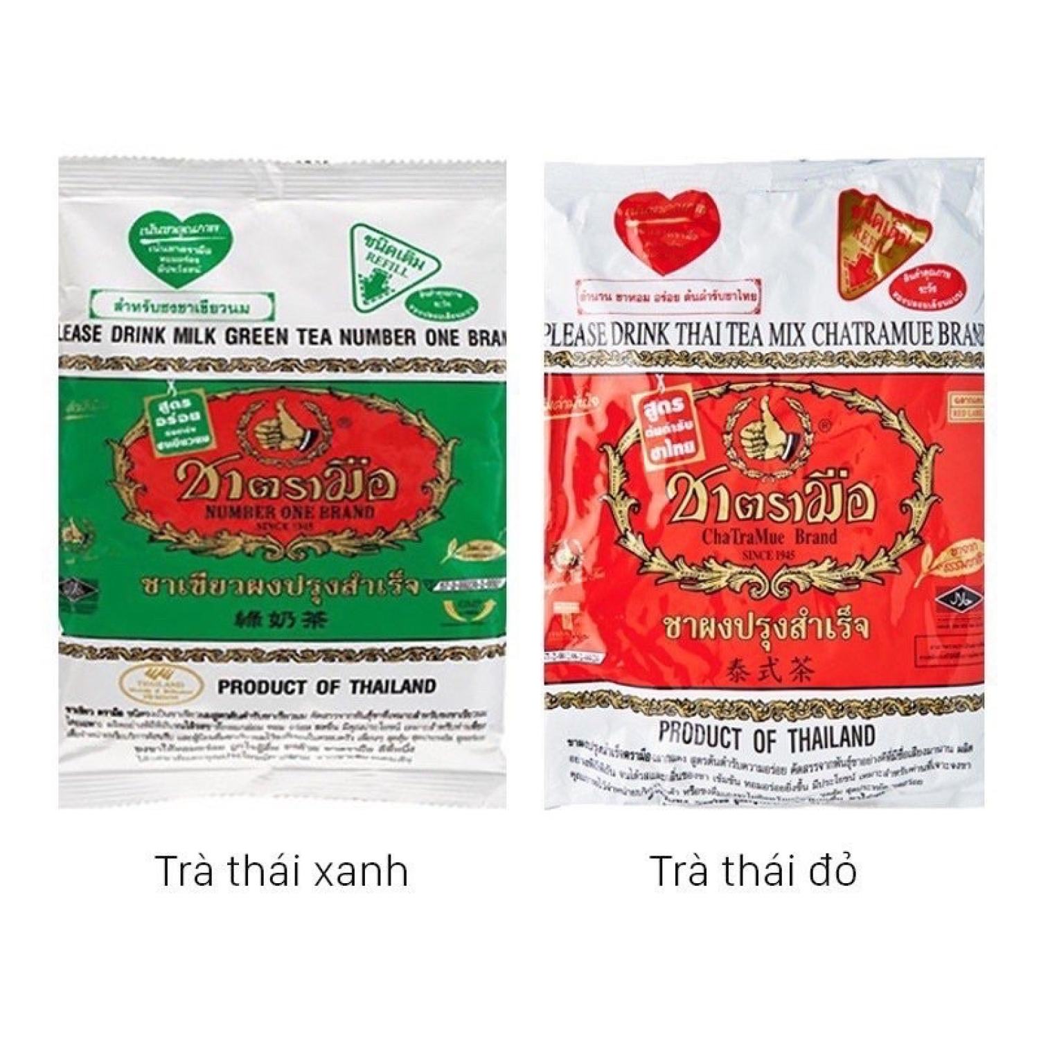 Trà Thái Xanh - Trà Thái Đỏ Thái Lan 200g