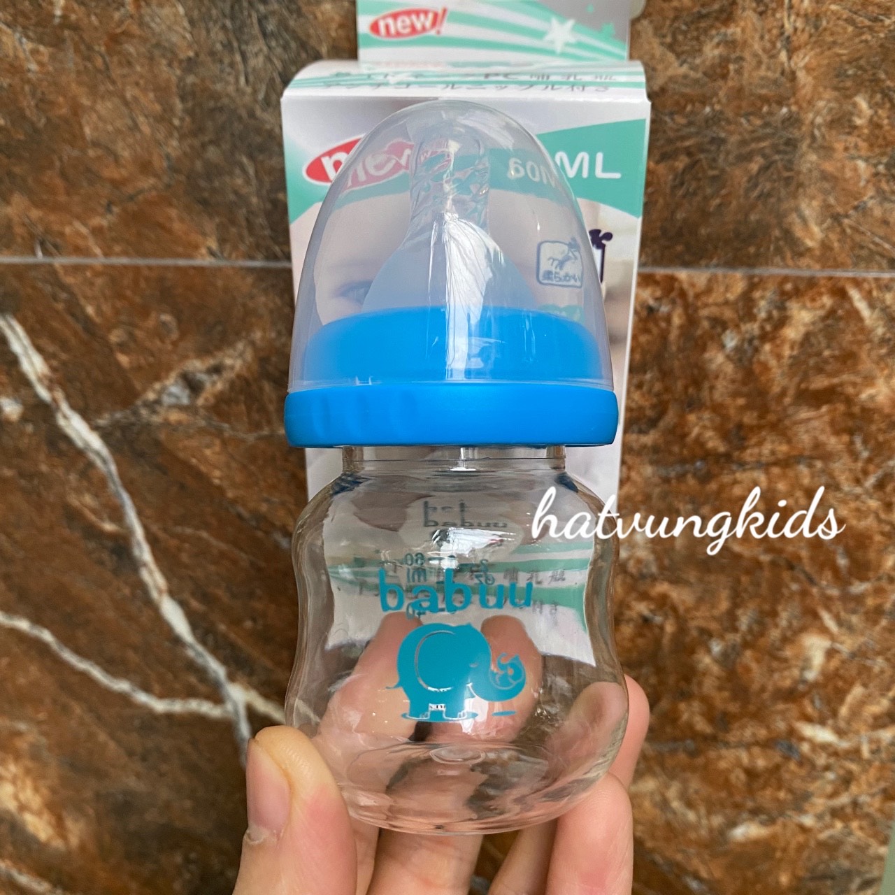 Bình Babuu 60ml cho bé sơ sinh