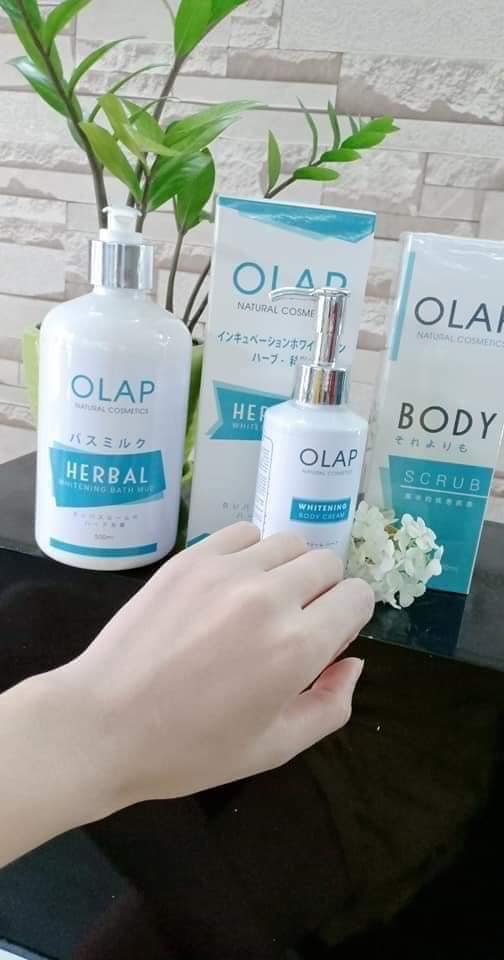 Tắm ủ trắng Olap Whitening Body Cream
