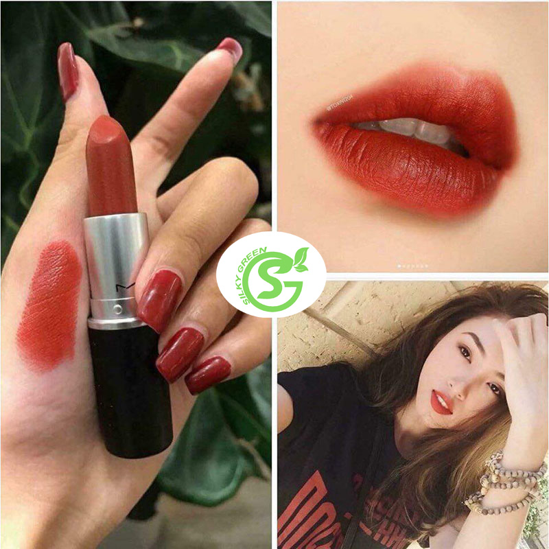 Son MAC Lì Chili 602 Màu Đỏ Gạch