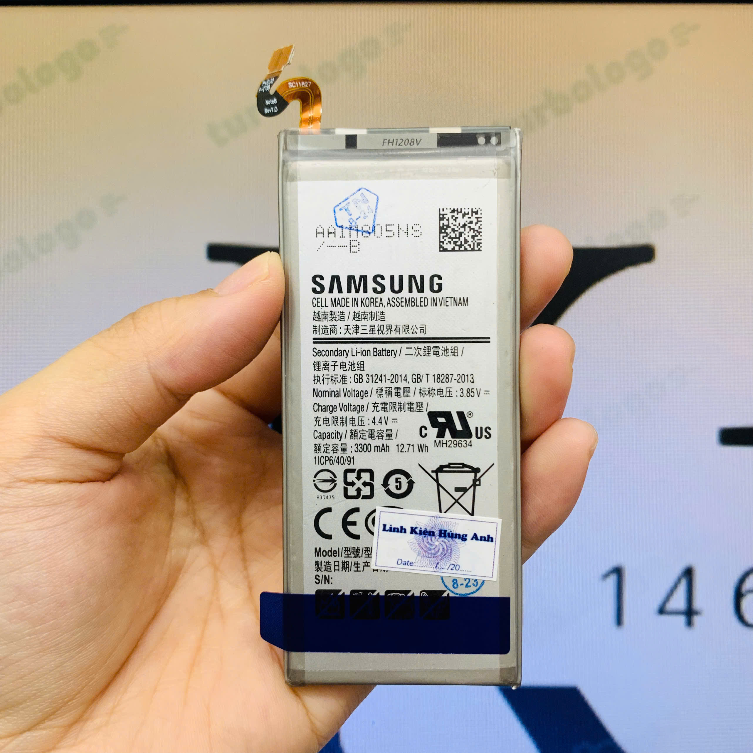 Pin Samsung note 8 (BN950) loại 1