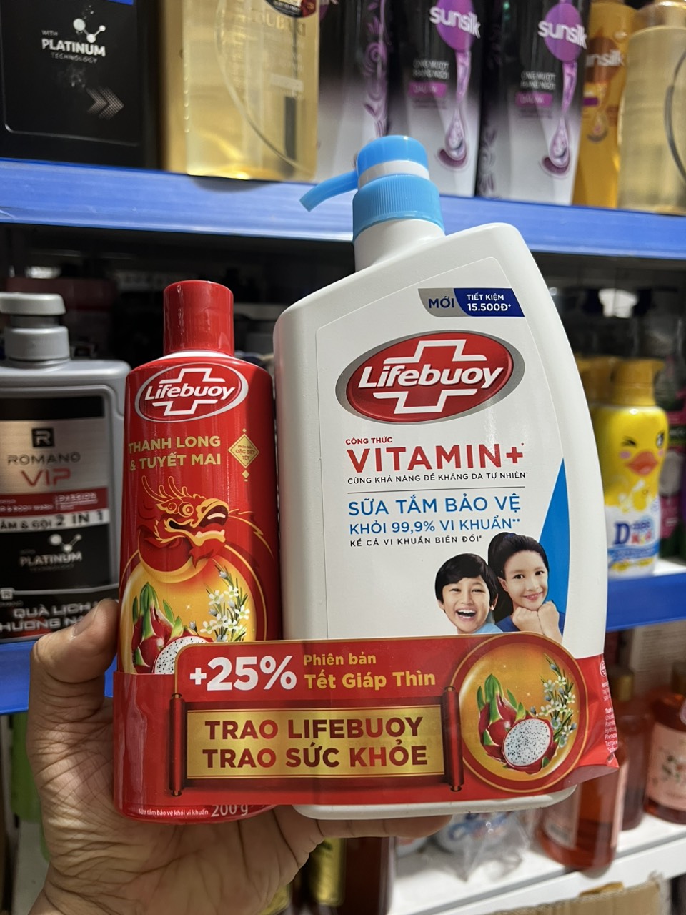 ( Xanh nhạt )Sữa tắm Lifebuoy mát lạnh sảng khoái 850gr
