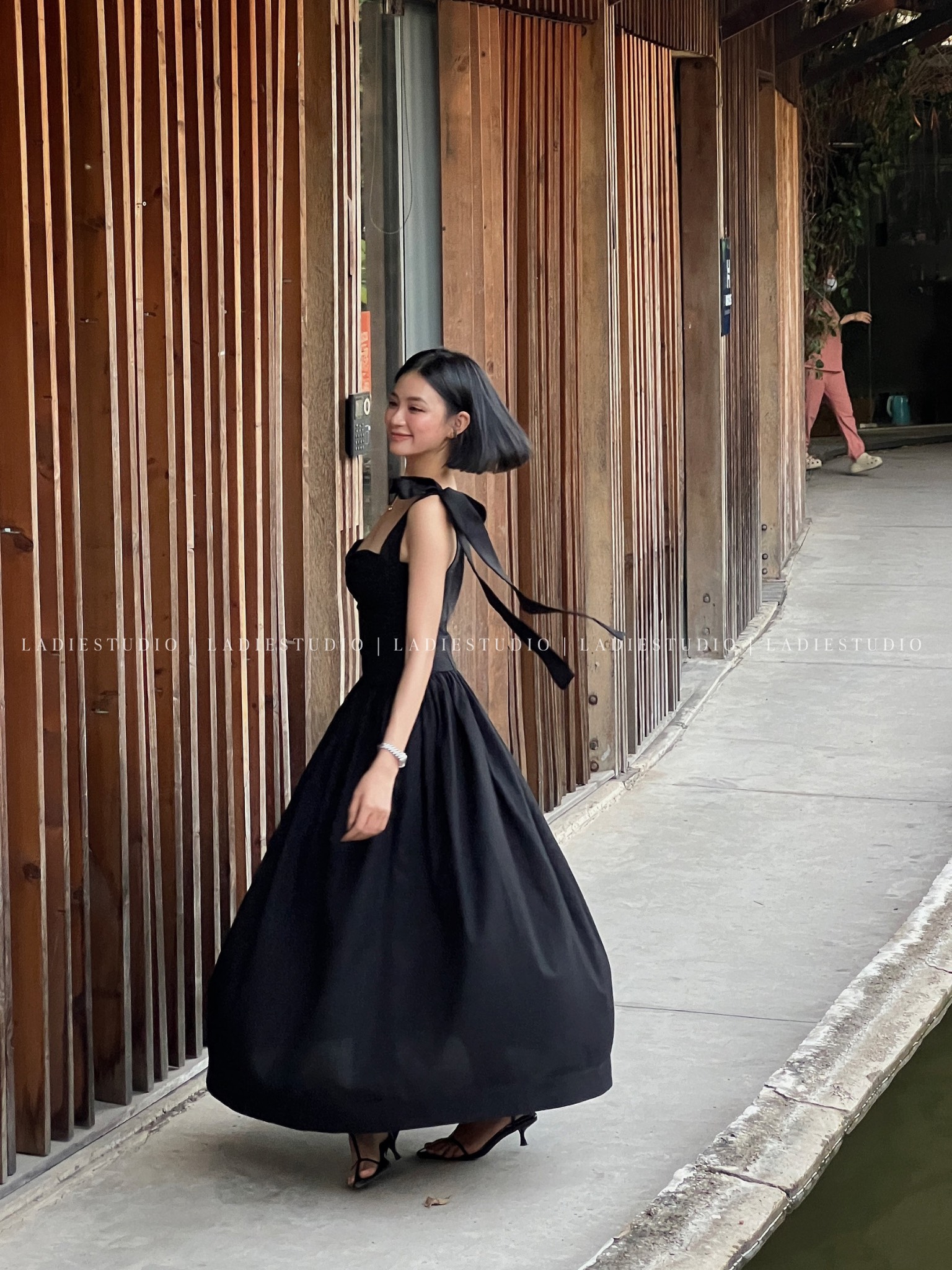 Áo cúp ngực cột dây nơ Muse Top, AO56, Ladie Studio