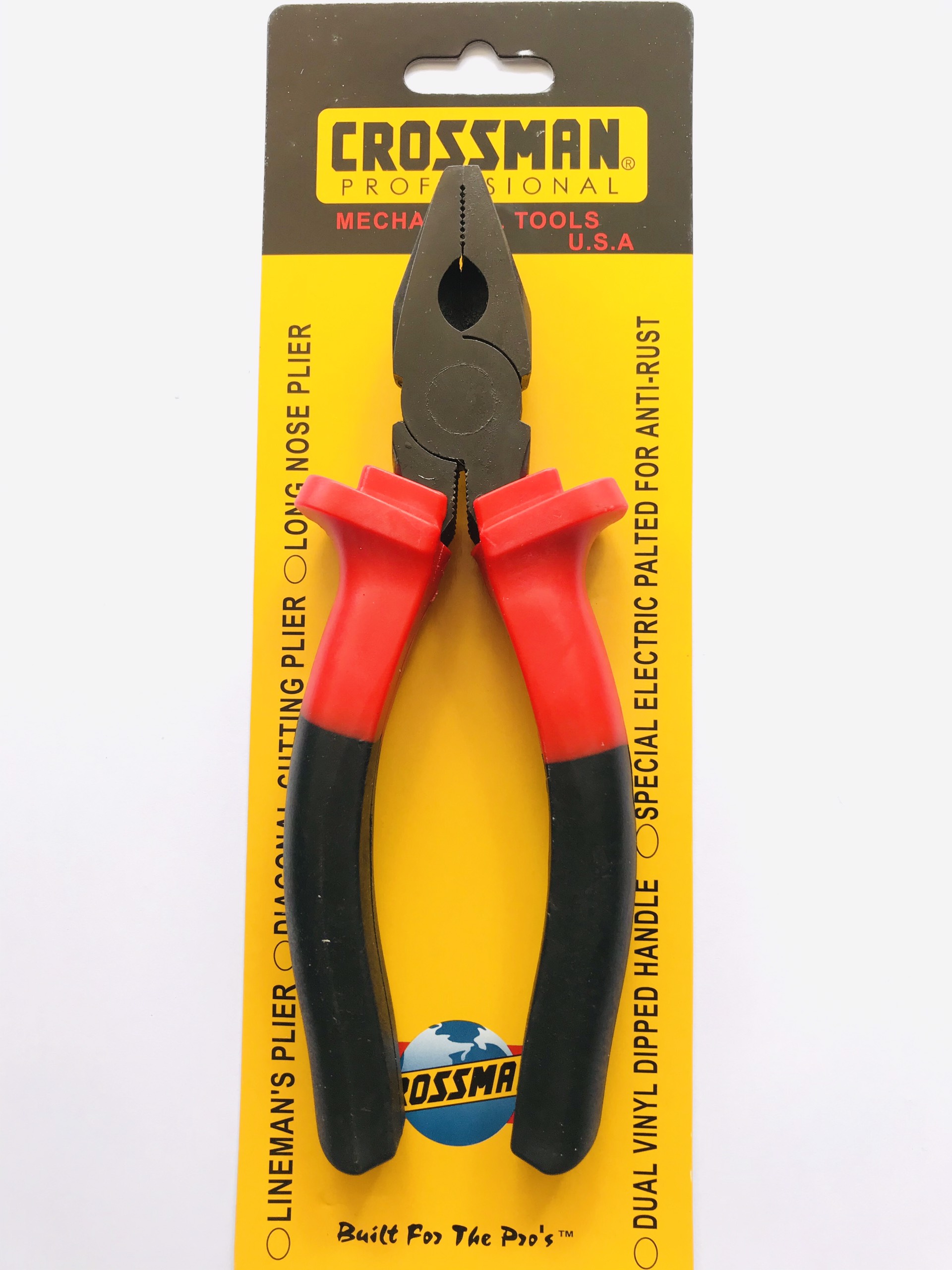 Kìm điện 6 đen đỏ SRT CROSSMAN