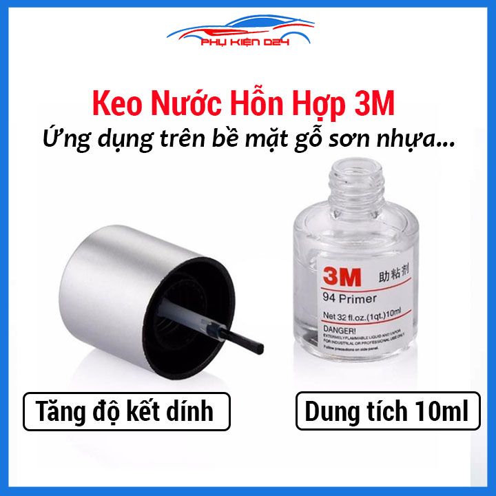 1 Lọ keo nước hỗn hợp 3M trợ dính cho băng keo 2 mặt chắc chắn, độ kết dính cao