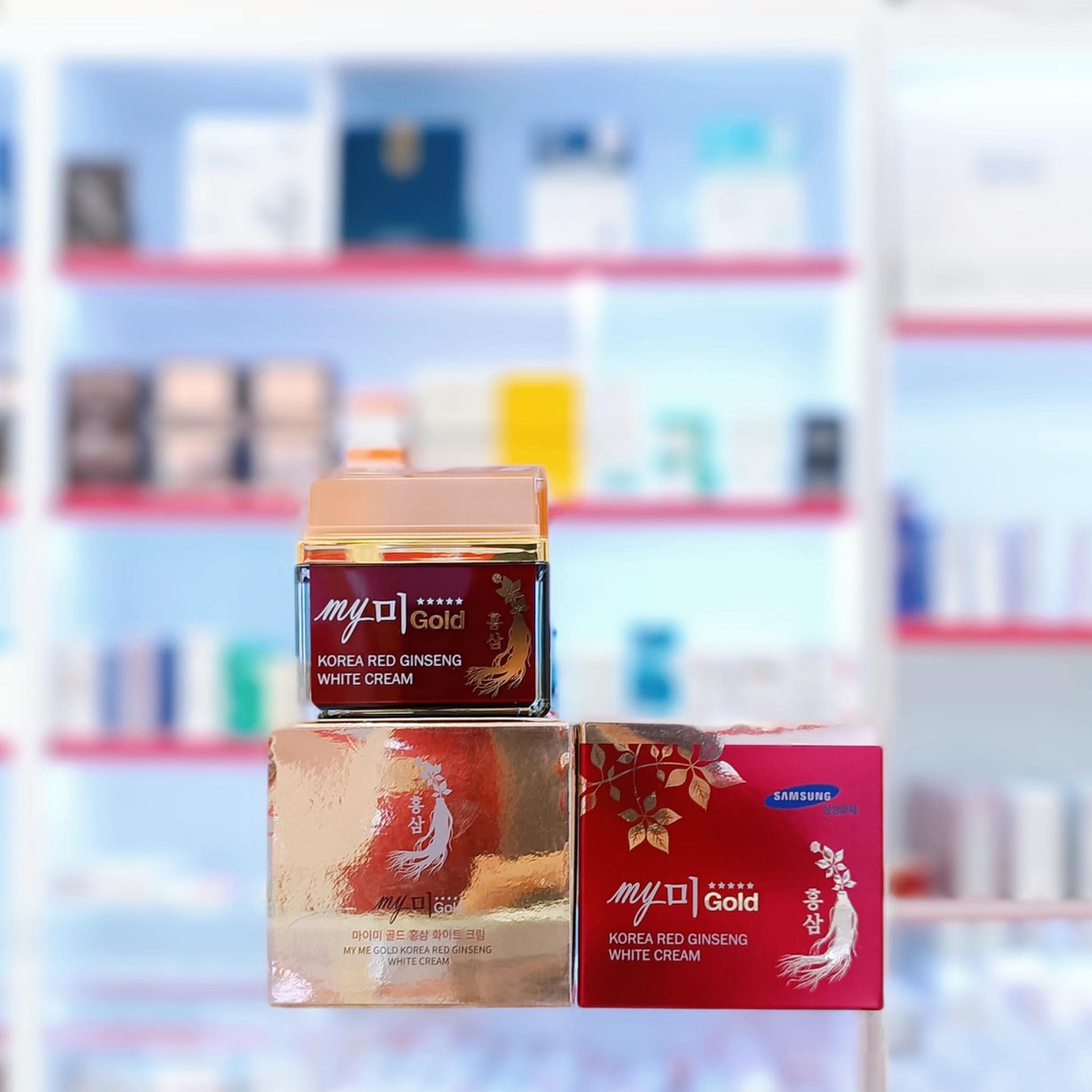 Kem Dưỡng Nhân Sâm My Gold Korea Red Ginseng White Cream 50ml