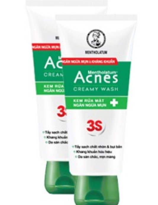 Kem sữa rửa mặt ngừa mụn Acnes 50g