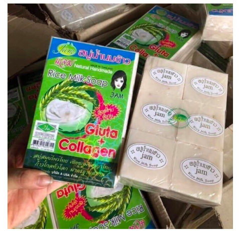 Xà phòng gạo sữa trắng da Thái Lan jam