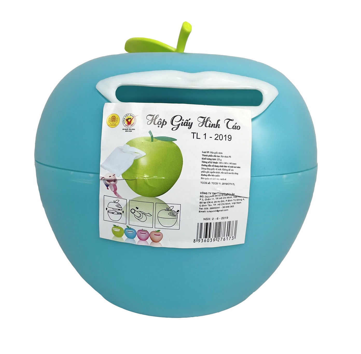 Hộp đựng giấy hình táo TL1-2019