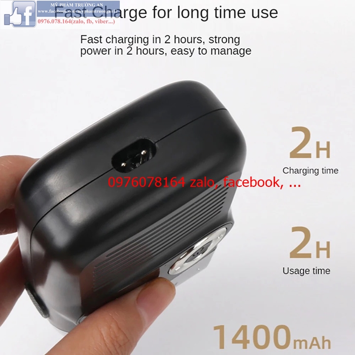 Kemei KM-2026 Rechargeable Cordless Razor For Men
