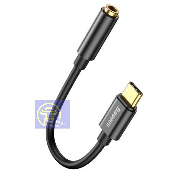 Cổng chuyển đổi type c sang 3.5 chinh hãng baseus l54