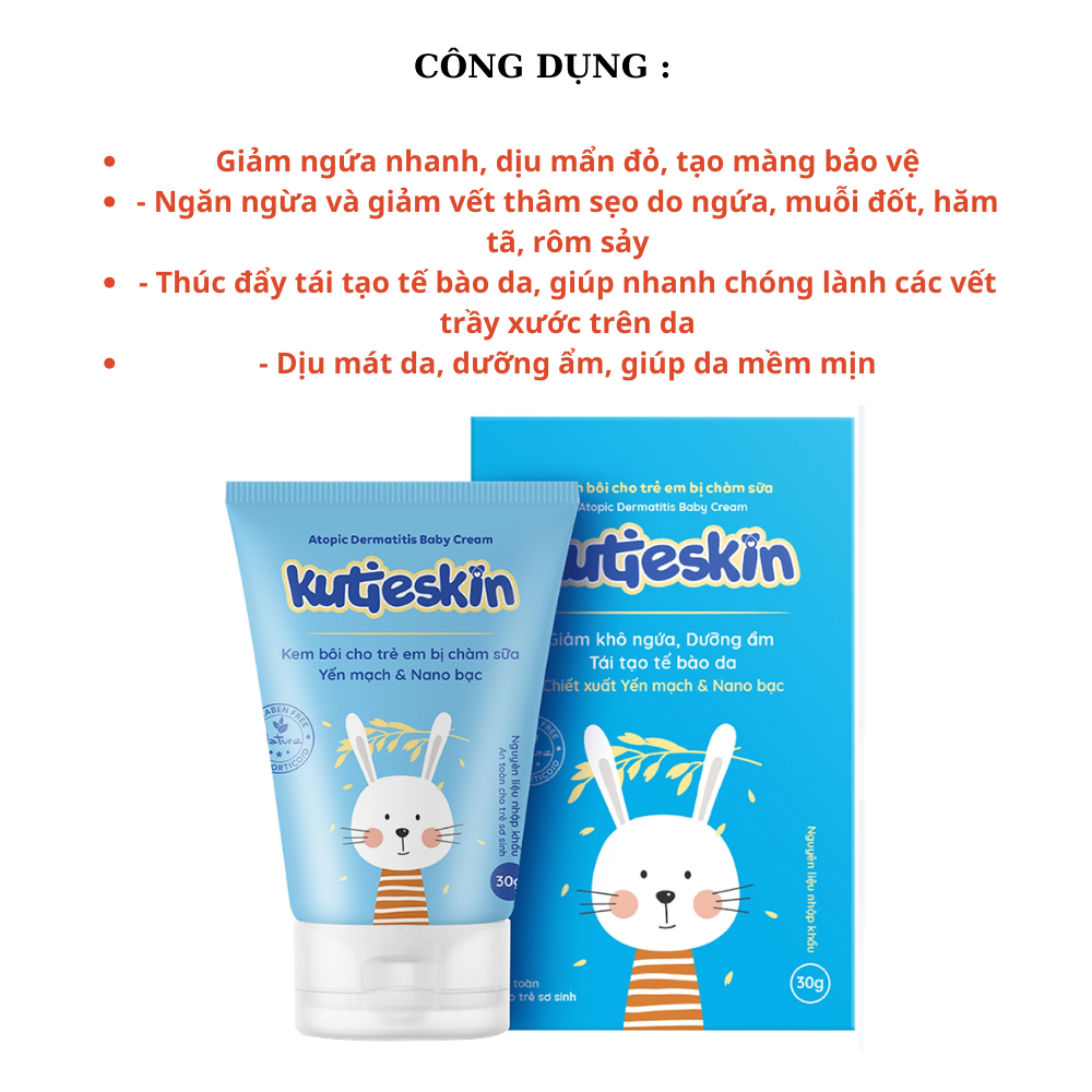 [HCM]Kutieskin kem bôi da cho bé