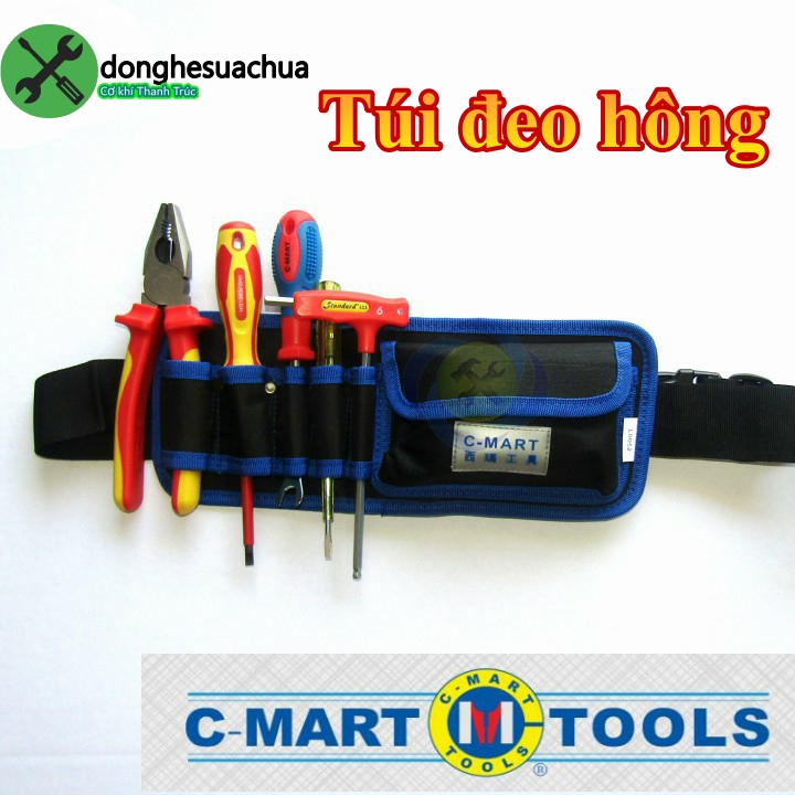 Túi đồ nghề đeo hông c-mart l0052 7 ngăn