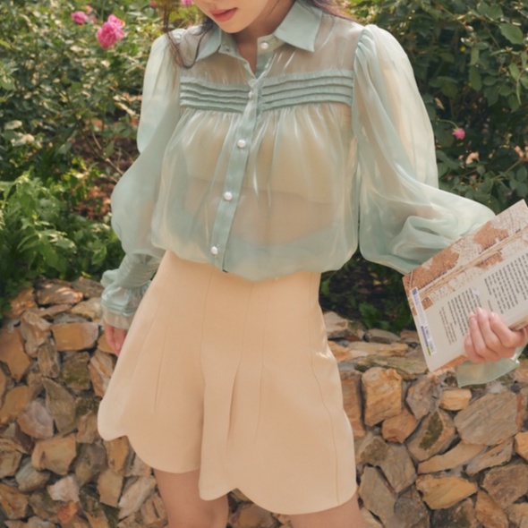 Quần Short Kaki Cạp Cao_PLUMBUM