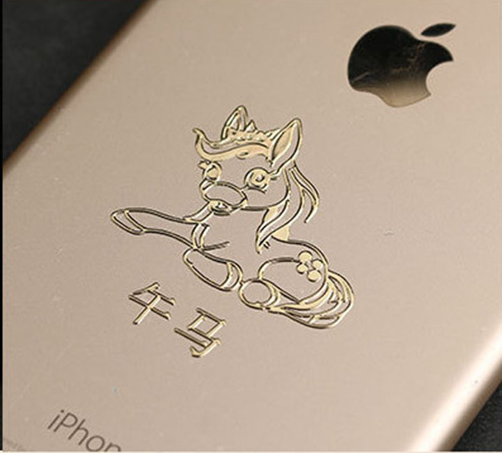 12 con giáp vàng cao cấp sticker dán điện thoại