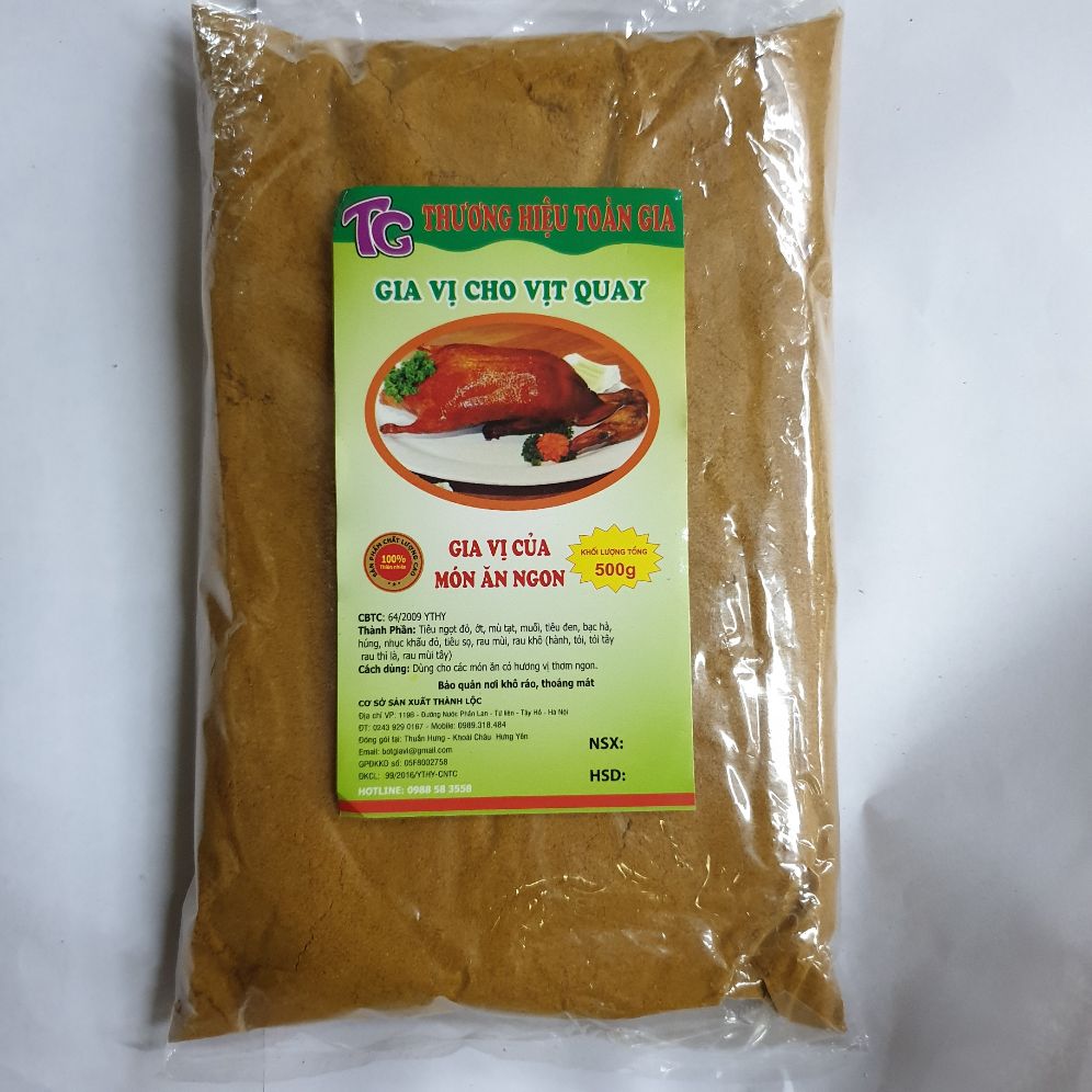 Gia vị vịt quay 500g