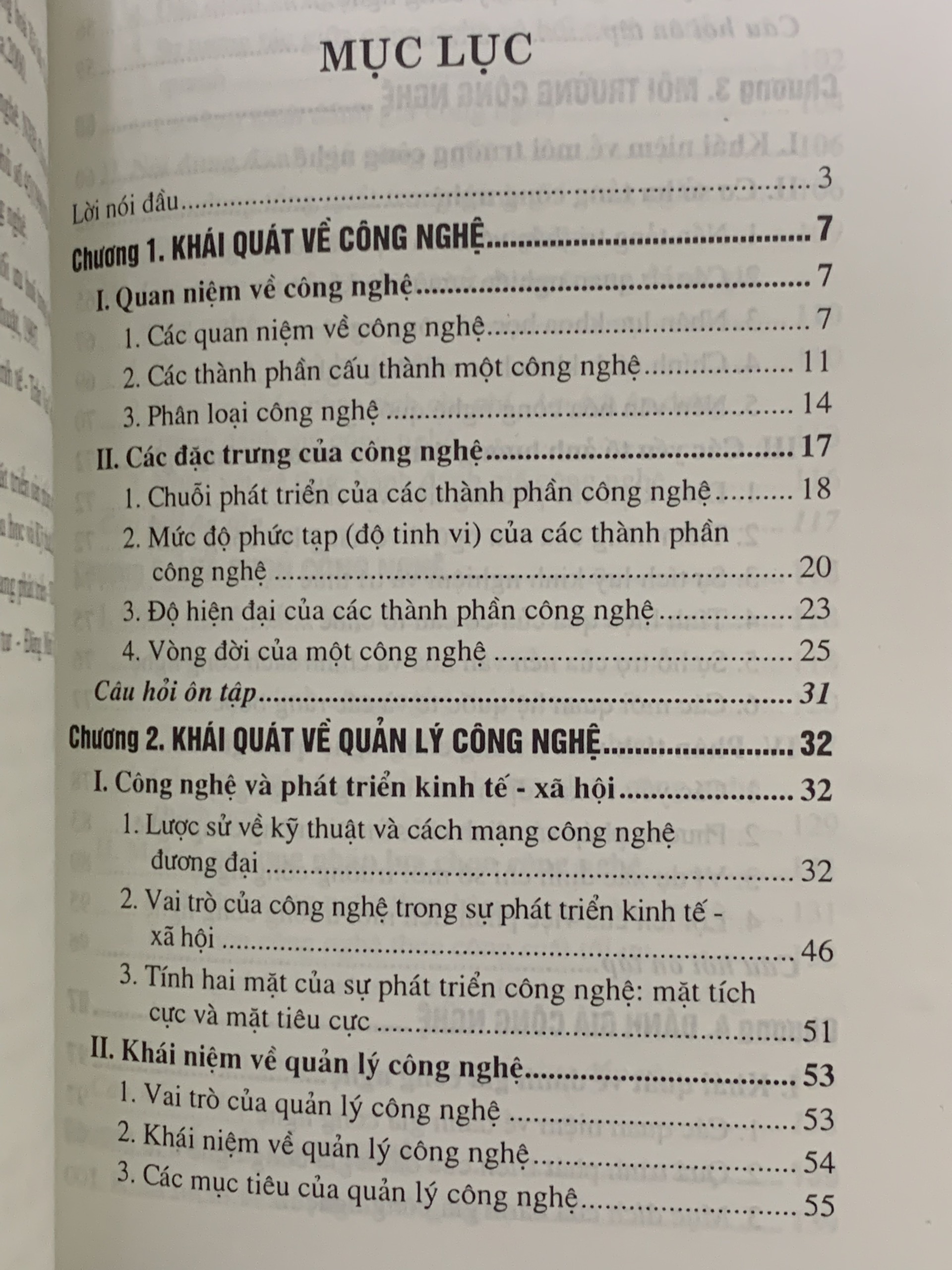 Giáo Trình Quản Lý Công Nghệ