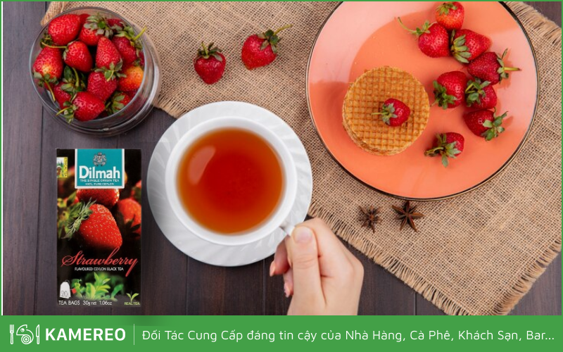 Trà Dilmah Dâu 30g: Hương vị ngọt ngào, tươi mát