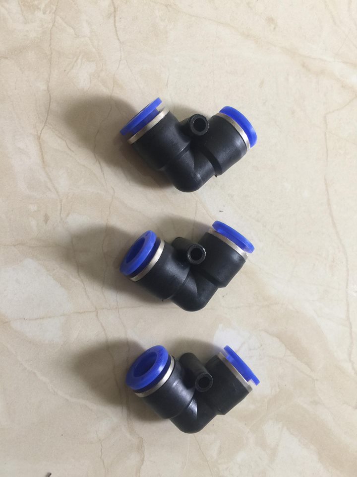 10 Co,góc nối nhanh ống PE 8mm
