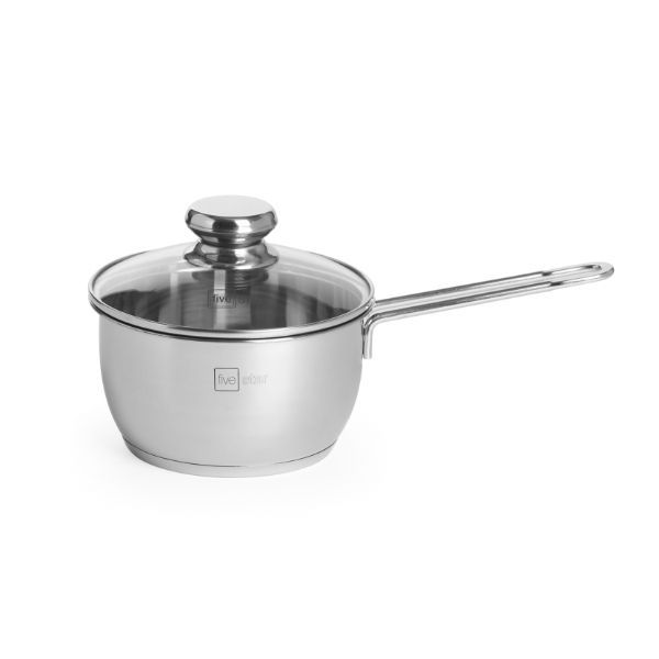 Quánh nấu cháo bột cho bé cao cấp Fivestar 12cm / 14cm / 16cm inox dày dặn, sử dụng bếp từ , tặng 1 vá canh