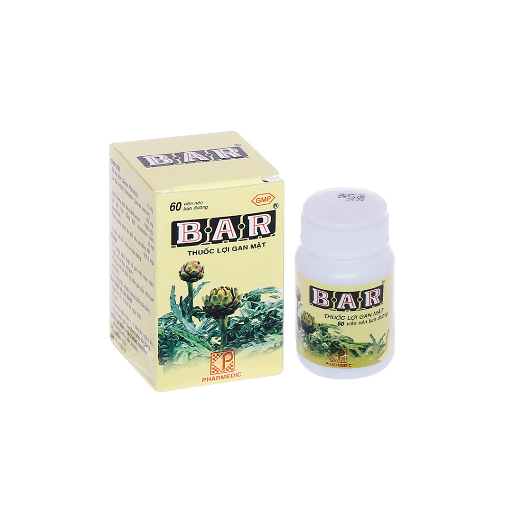 BAR Actiso 180 viên - Viên uống mát gan lợi mật, giải độc