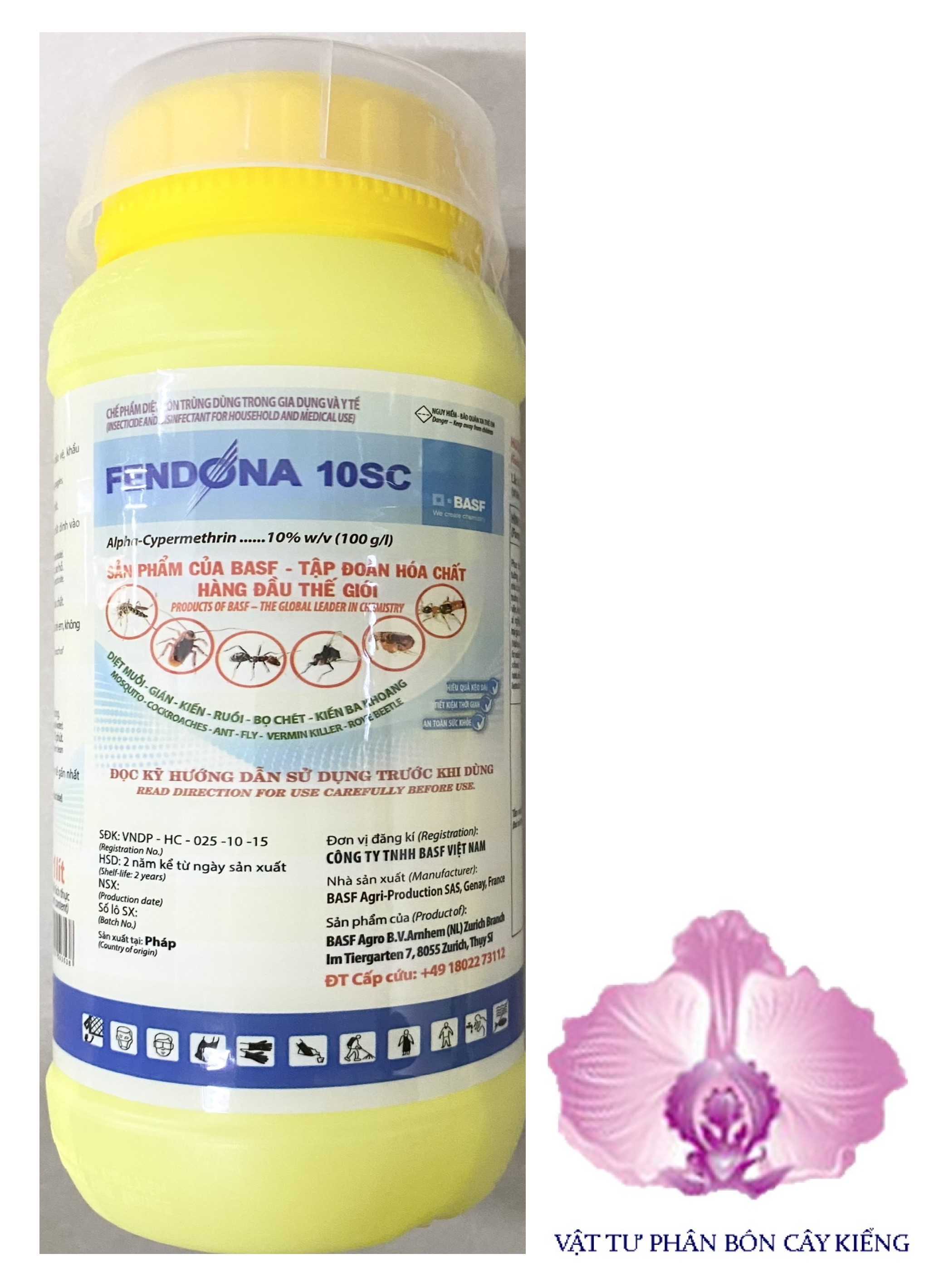 Chế phẩm diệt côn trùng fendona 10sc - #053b# 1 lít