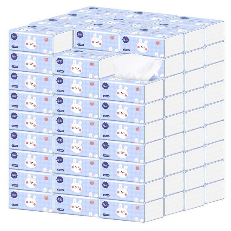 THÙNG 40 GÓI GIẤY ĂN RÚT HÌNH THỎ ( Sẵn hàng )