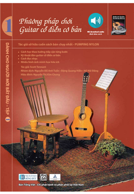 Sách - Phương Pháp Chơi Guitar Cổ Điển Cơ Bản - Tập 1 - Phương Nam Book