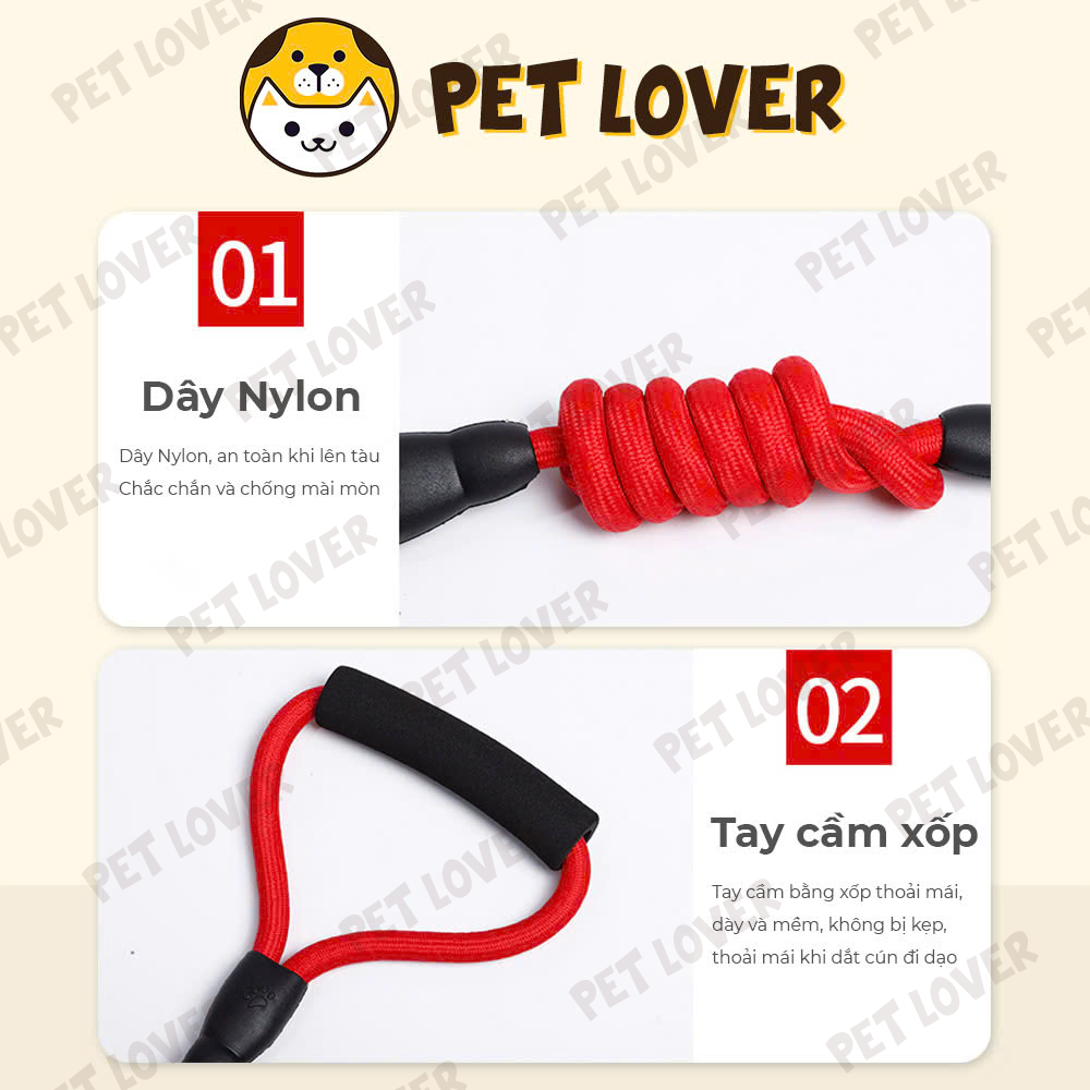 Dây dắt chó yếm dắt chó mèo chắc chắn siêu cute - Petlover