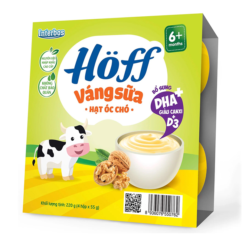 VÁNG SỮA HOFF SỮA NON , ÓC CHÓ , VANI , HẠT DẺ ( Date mới )