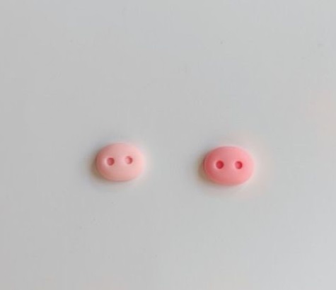 Mũi heo dán handmade làm bằng nhựa cute, dễ dùng