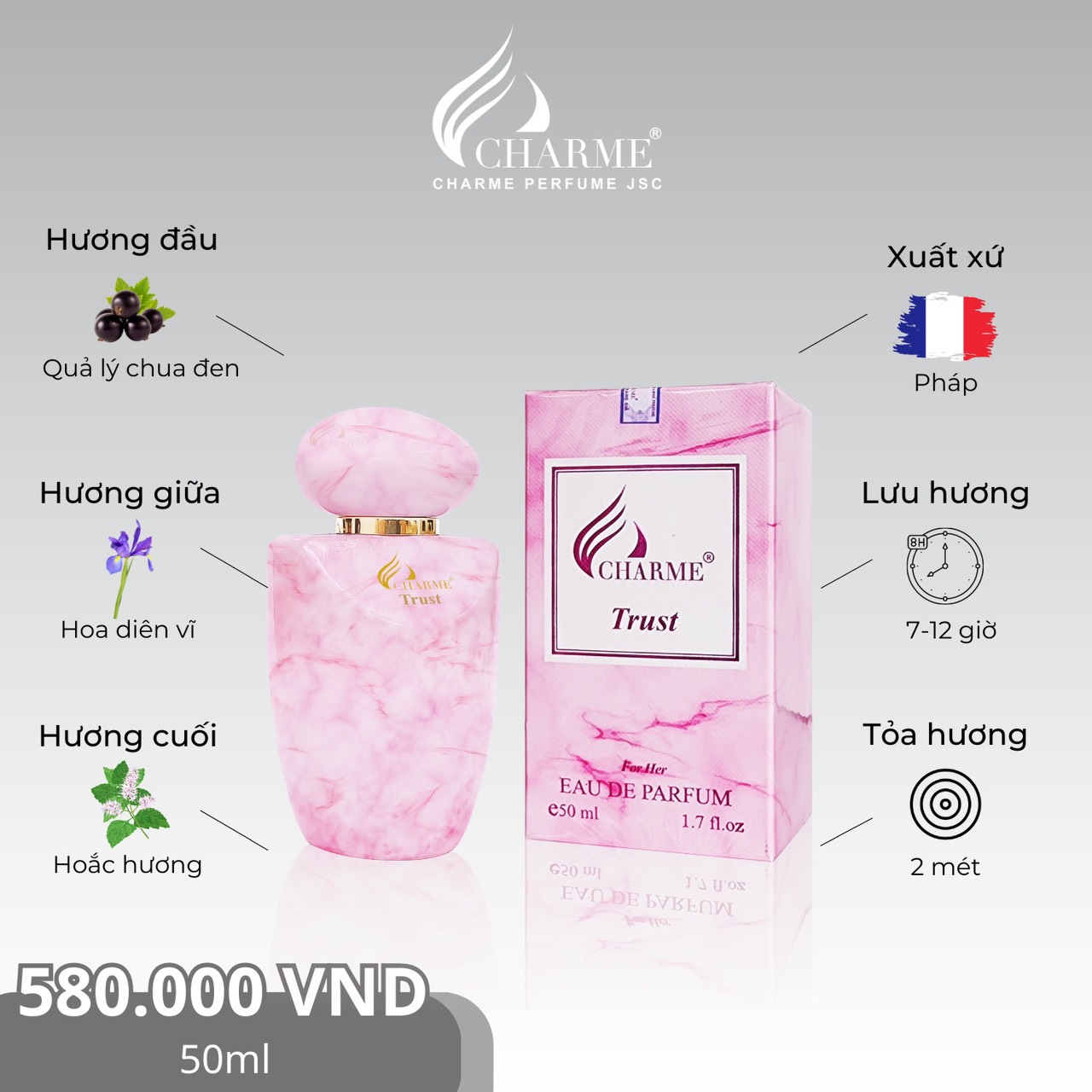 Nước hoa trust 100ml mẫu 2024