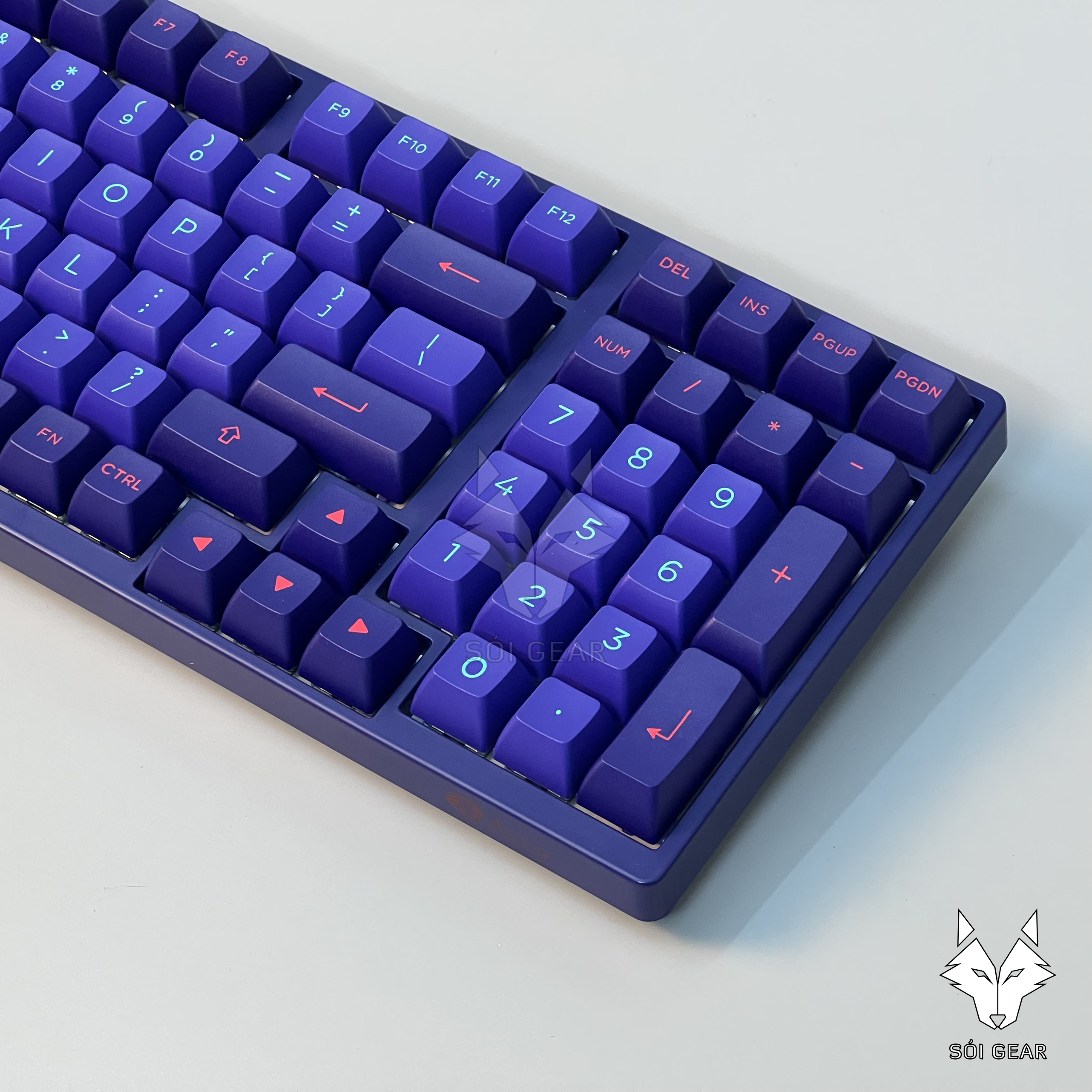 Bàn phím cơ không dây AKKO 3098B Multi-modes Neon (Bluetooth 5.0 / Wireless 2.4Ghz / Hotswap / RGB)