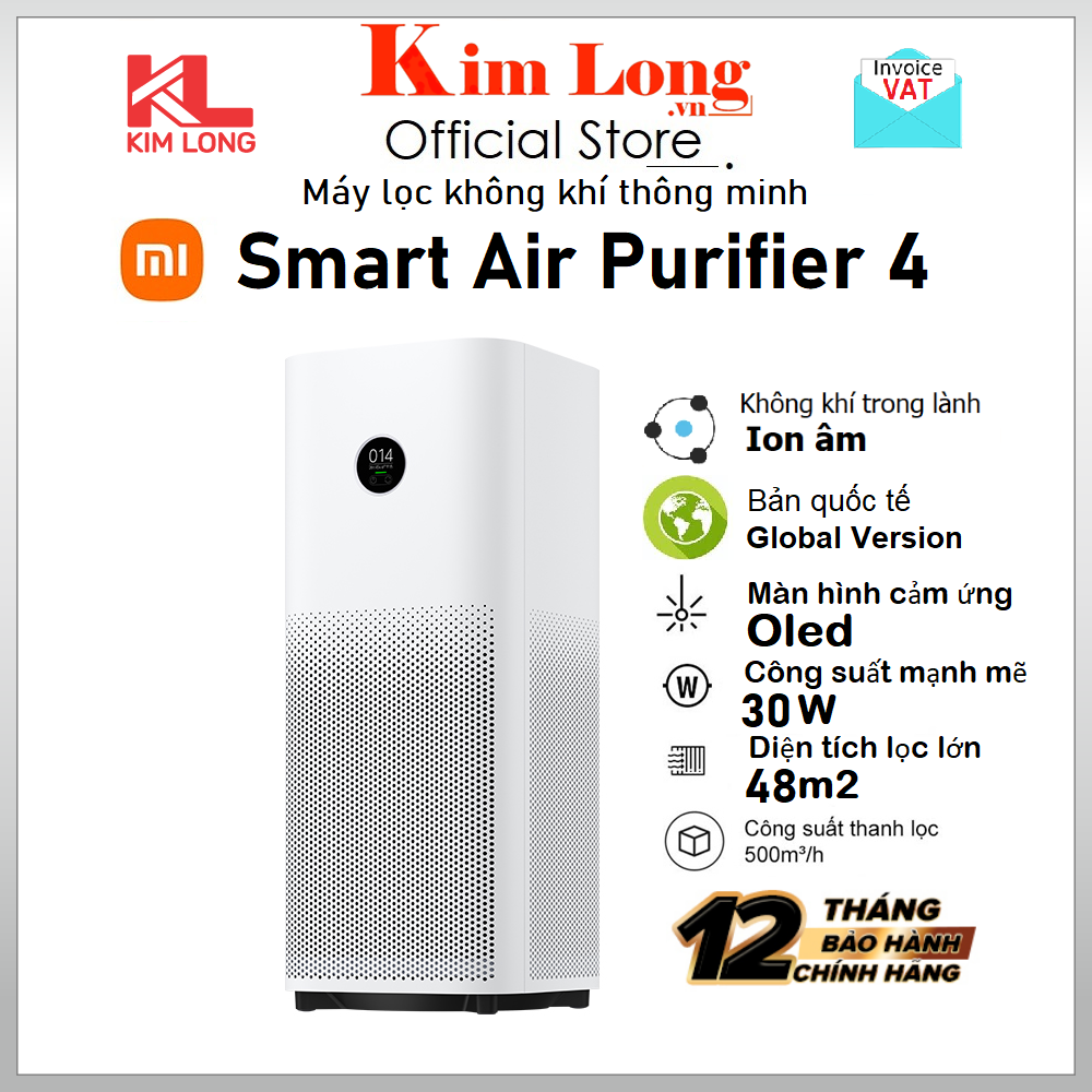 Xiaomi smart air purifier 4-12 months warranty original