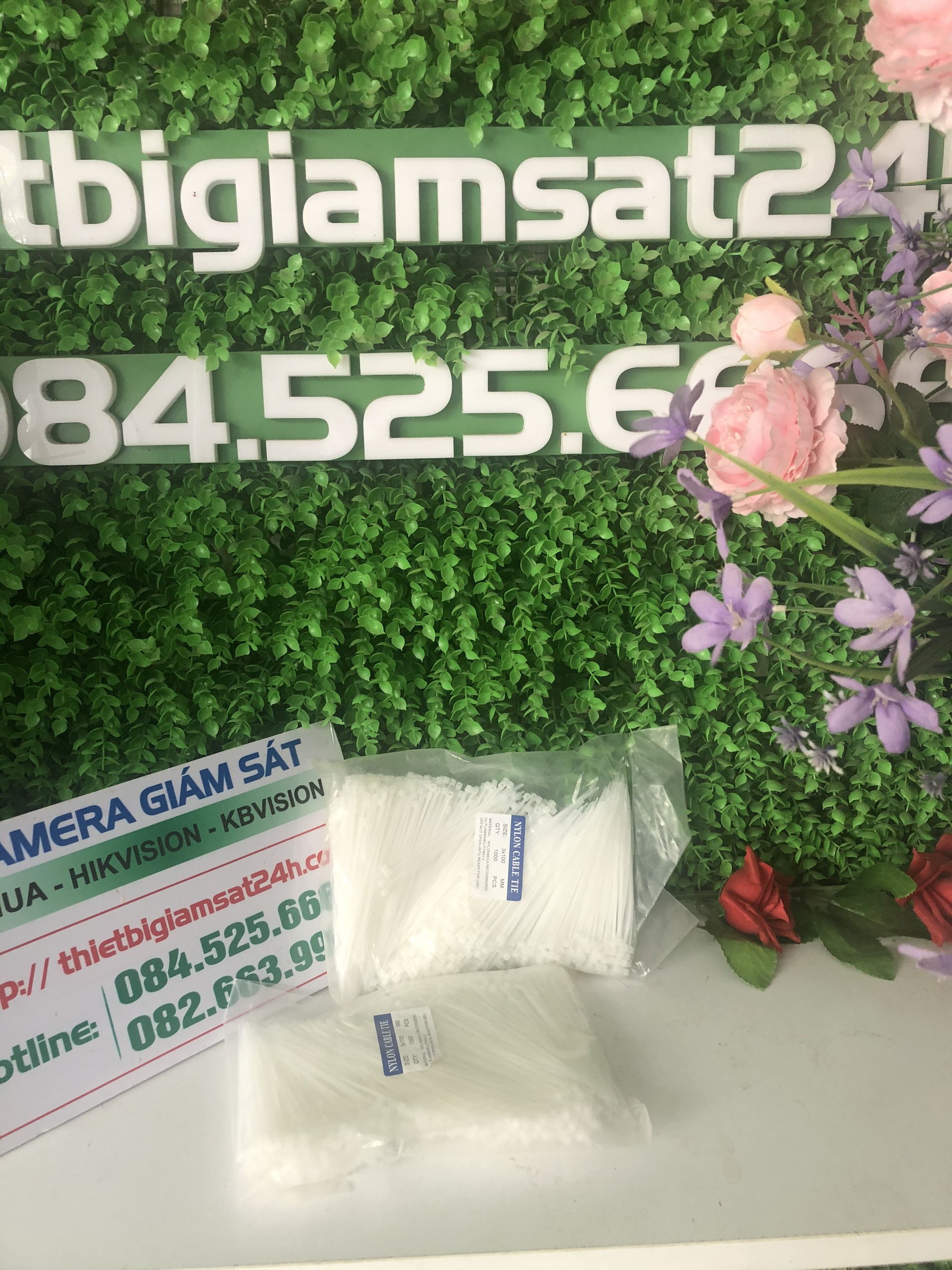 Dây Thít Các Loại Dùng Thi Công - 10cm (1000 sợi)