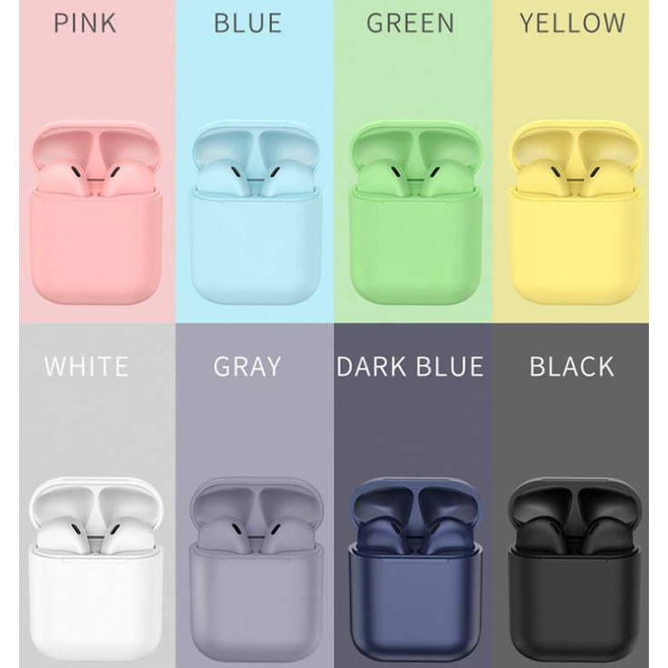 Tai nghe airpods i12 - Vỏ ốp lưng Case - Dùng cả IPHONE và Android -TCE