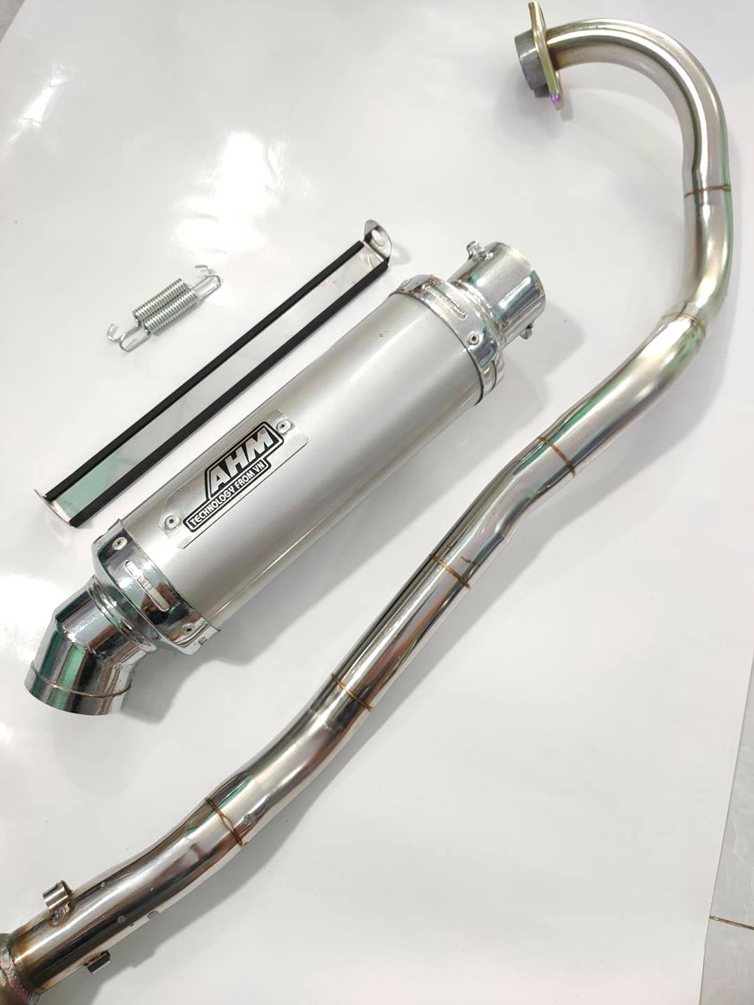 Pô AHM full cổ 1 khúc cho exciter 150 , ex 135 , winer , raider , satria , sonic ...