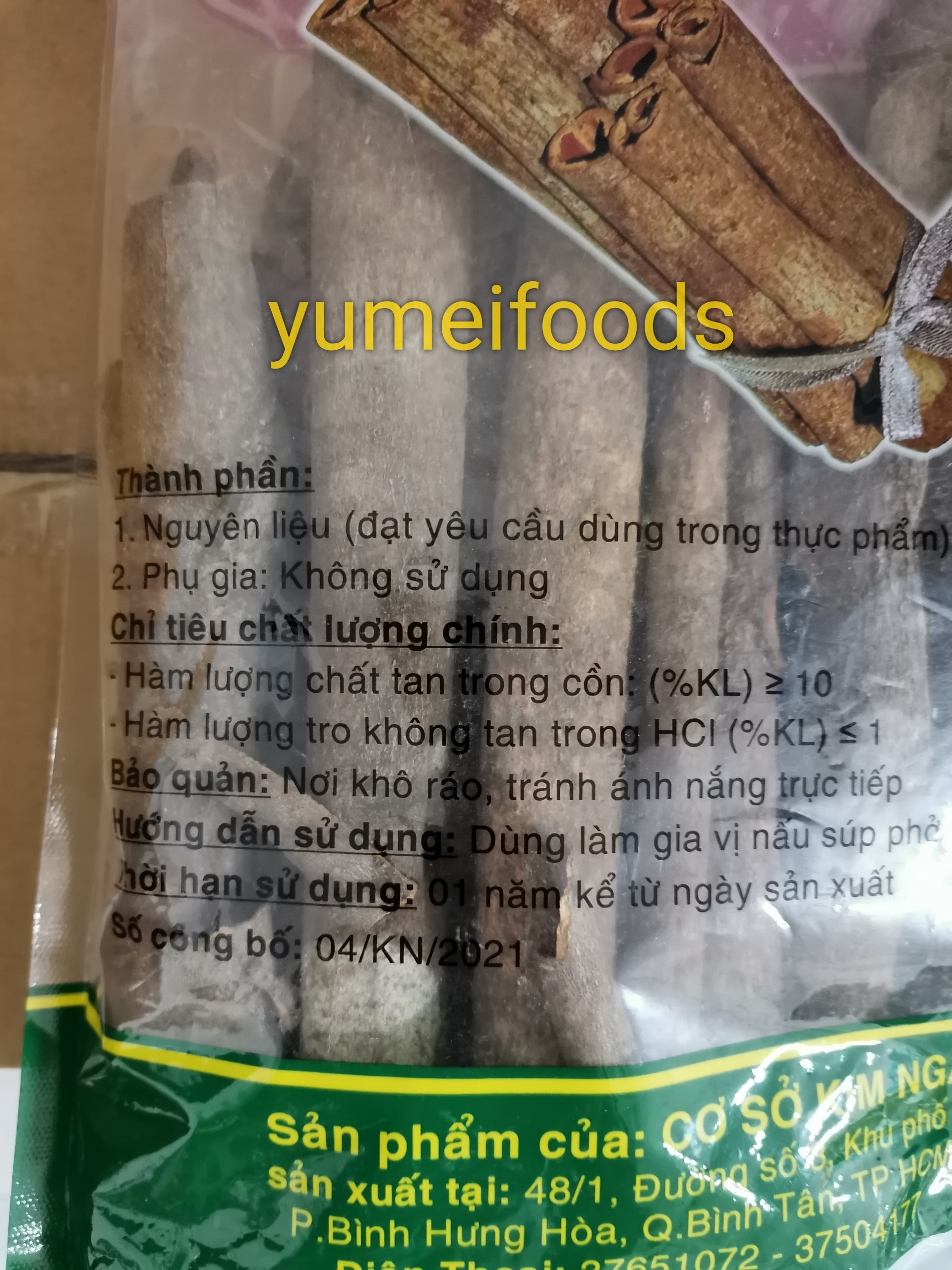 Quế Cây Kim Nga Dùng Nấu Phở 500gr