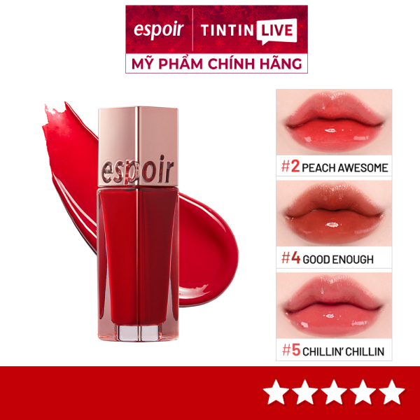 Son tint bóng eSpoir mềm môi căng mọng eSpoir Couture Lip Tint Shine trọn bộ 7 màu siêu hot