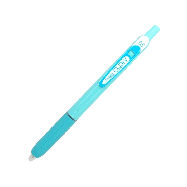 Bút gel crown bc-017 0.5mm - mực xanh - thân xanh dương