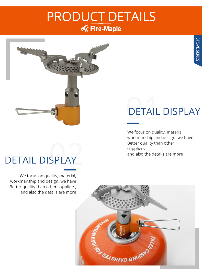 Bếp Gas Siêu Nhẹ Titanium Fire Maple FMS-116T