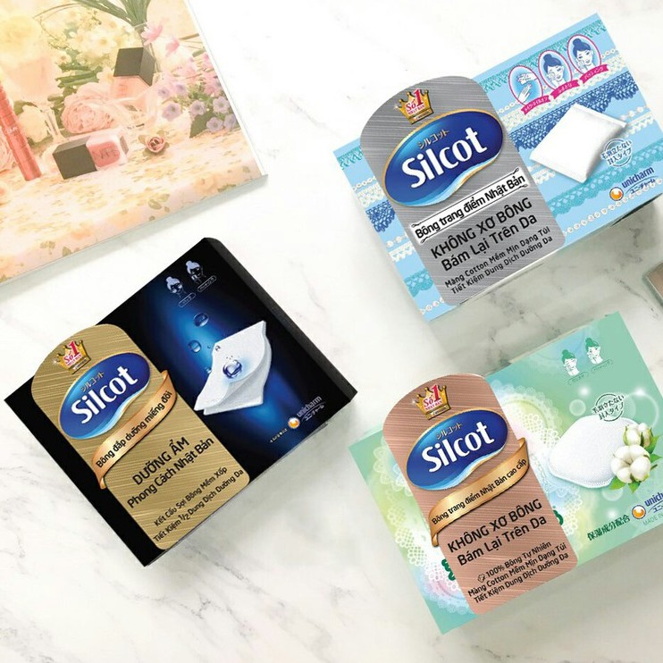 Bông Tẩy Trang Silcot Unicharm