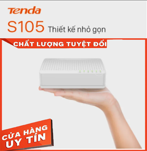 Tenda Bộ chia mạng Switch S105 5 - 8 cổng Ethernet mới hàng chính hãng