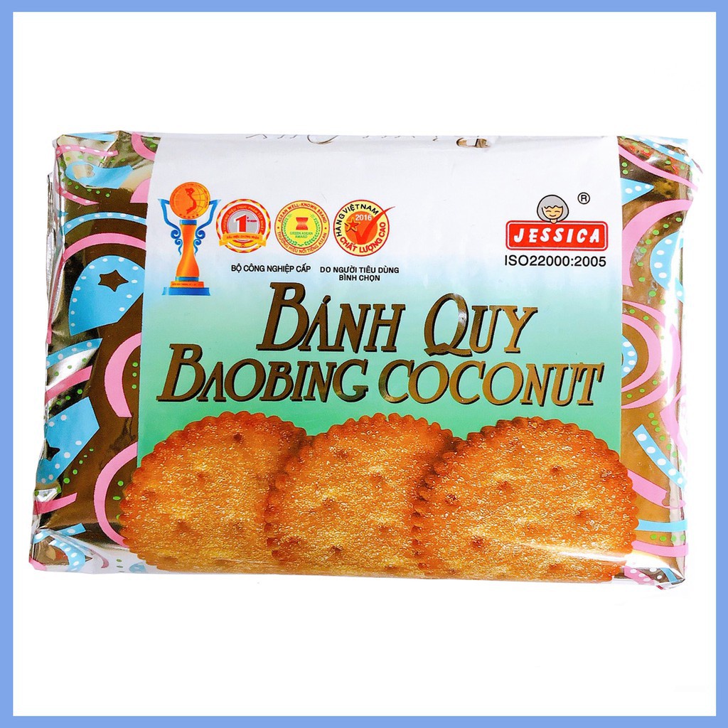 BÁNH QUY COCONUT CRACKER (BÁNH BẠC TRÒN/VUÔNG)